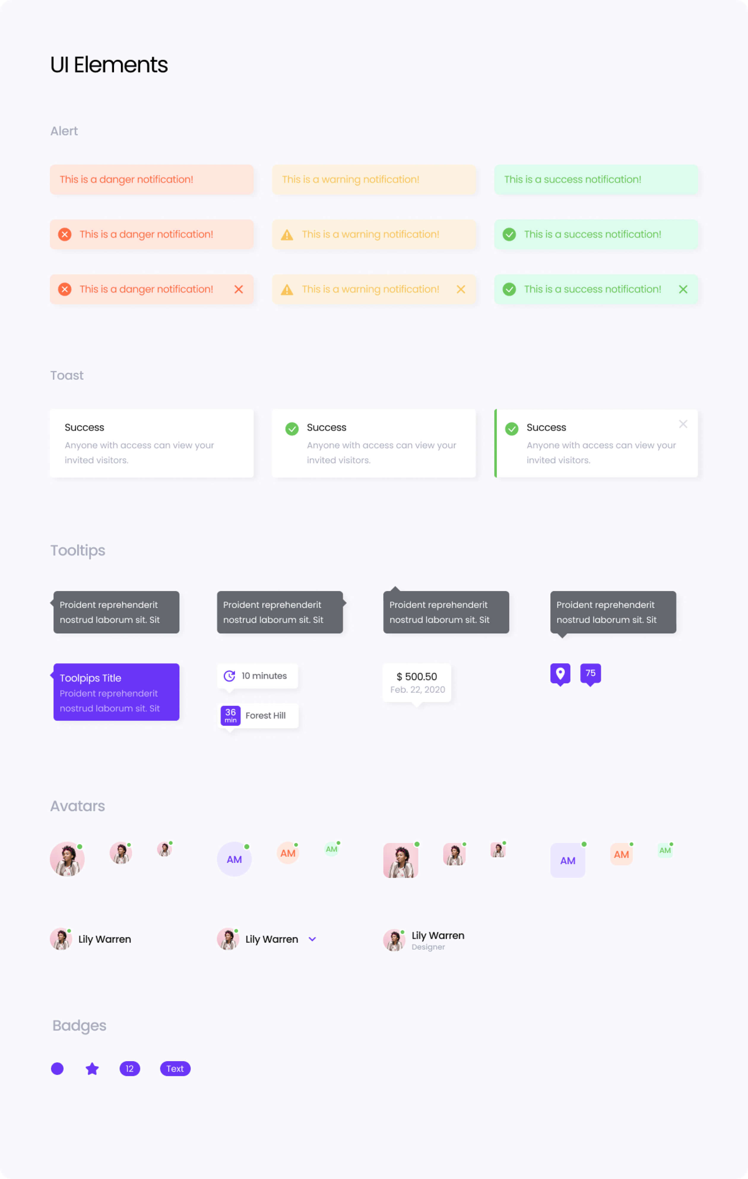 UI Elements