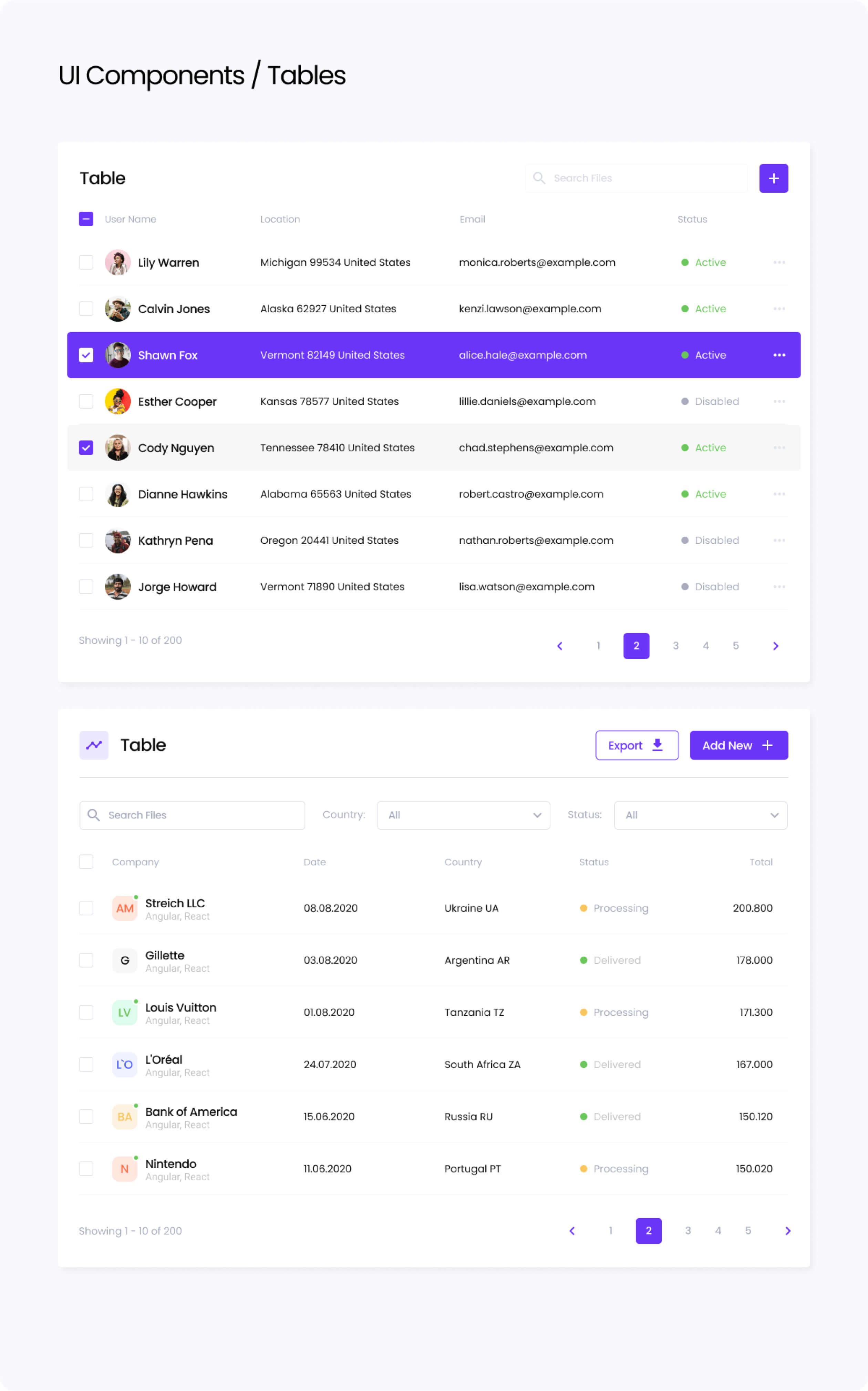 UI Components